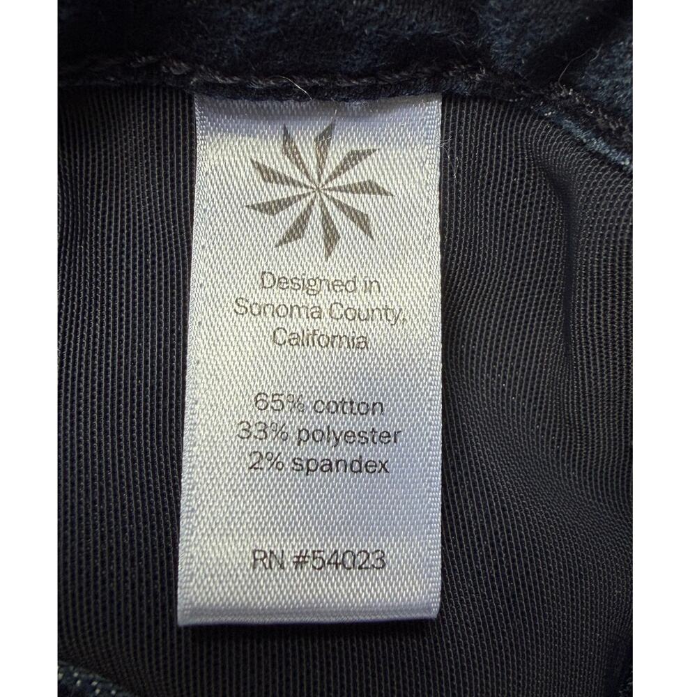 Women's Athleta Dark Wash Straight Skinny Jean Pant Denim Sz 8 - Picture 4 of 6